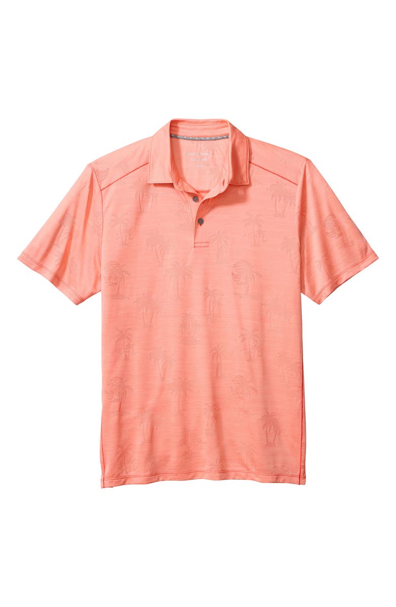 Tommy Bahama Palm Coast Palmera IslandZone<sup>®</sup> Recycled Polyester Polo, Alternate, color, Shellrossa