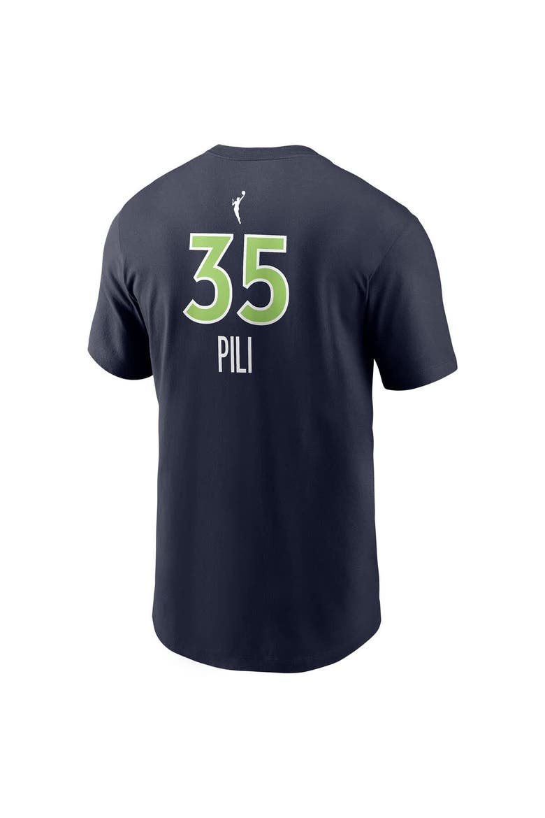 Men's Nike Alissa Pili Navy Minnesota Lynx Explorer Edition Name & Number T-Shirt, Alternate, color, Navy