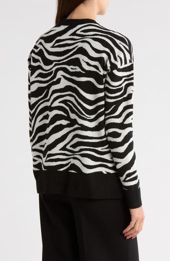 Patterned Crewneck Sweater