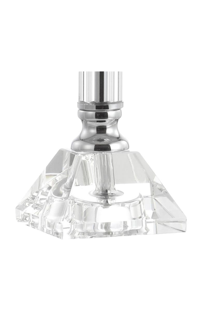 JONATHAN Y Dana 19.5" Crystal Column/Metal LED Table Lamp, Clear, Alternate, color, Clear