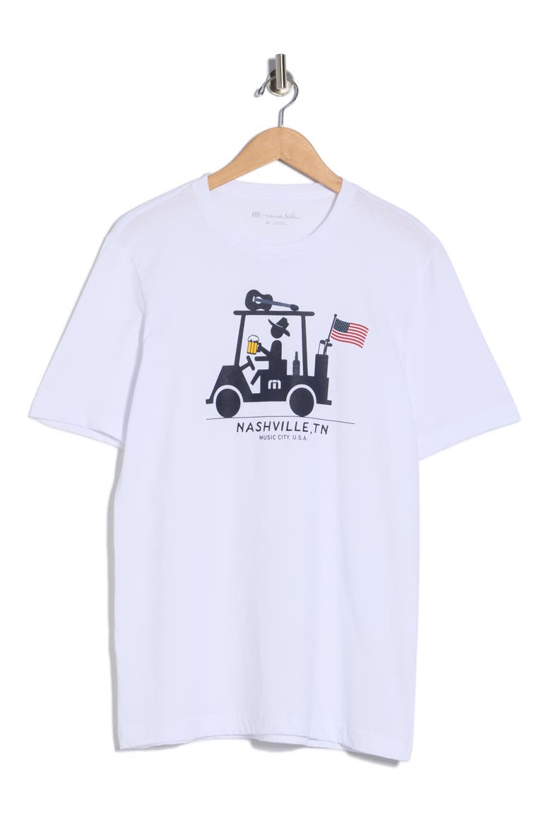 Diablo Cotton Graphic T-Shirt, Alternate, color, WHITE/ NAVY