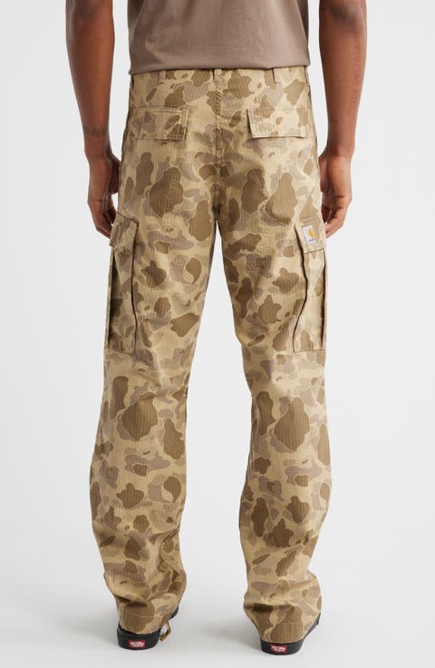 Men's Camo Ripstop Cargo Pants