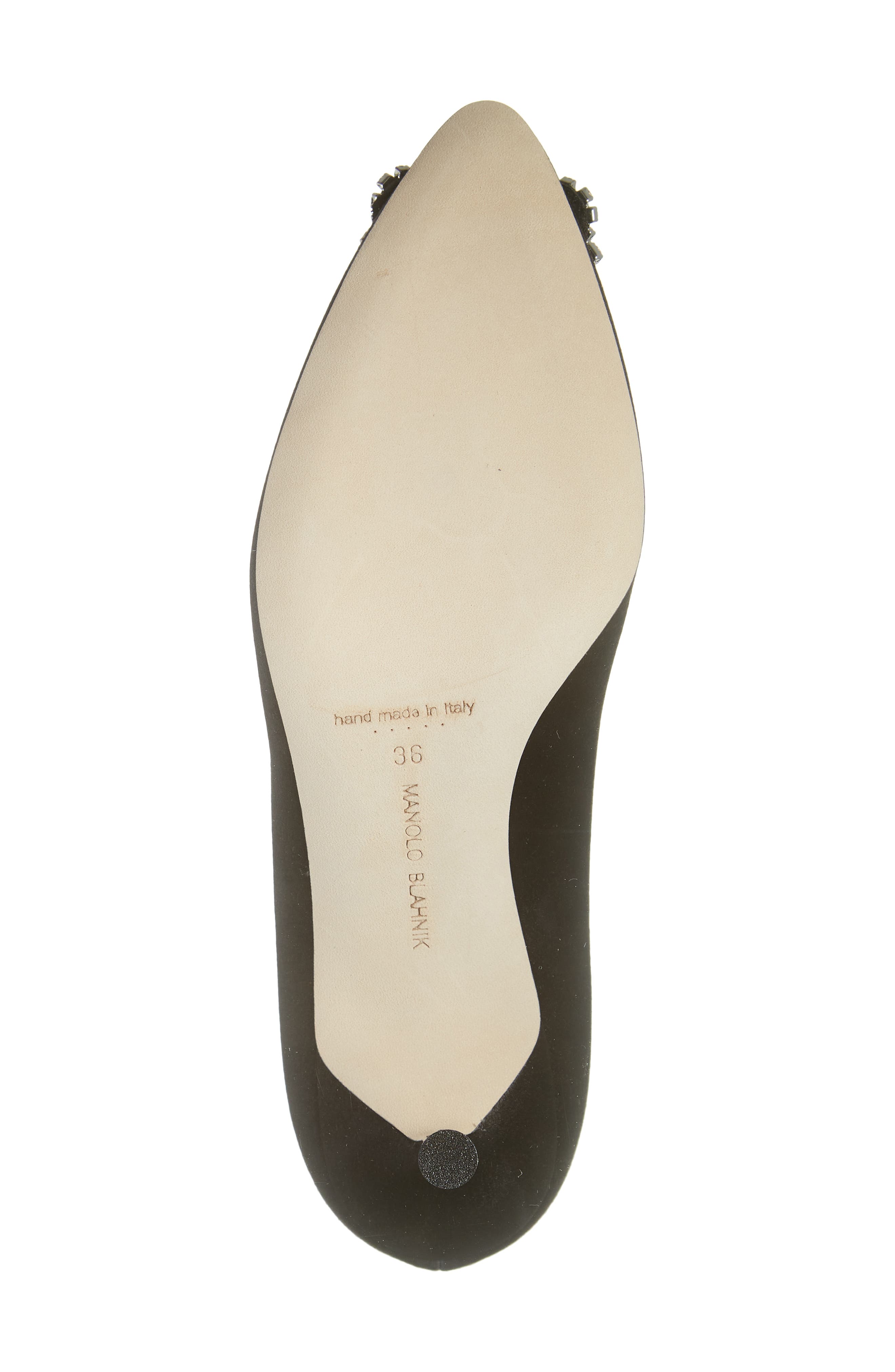 Manolo Blahnik Hangisi Pump, Alternate, color, Black