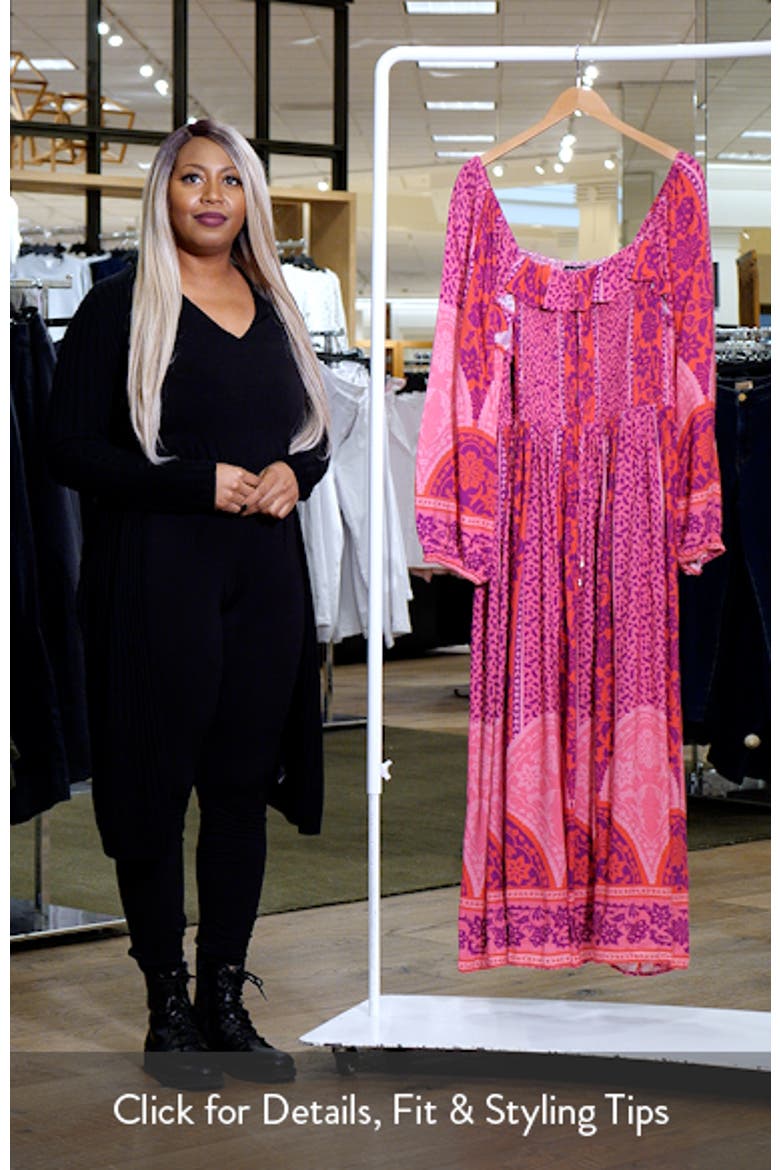 Estelle Print Long Sleeve Maxi Dress video