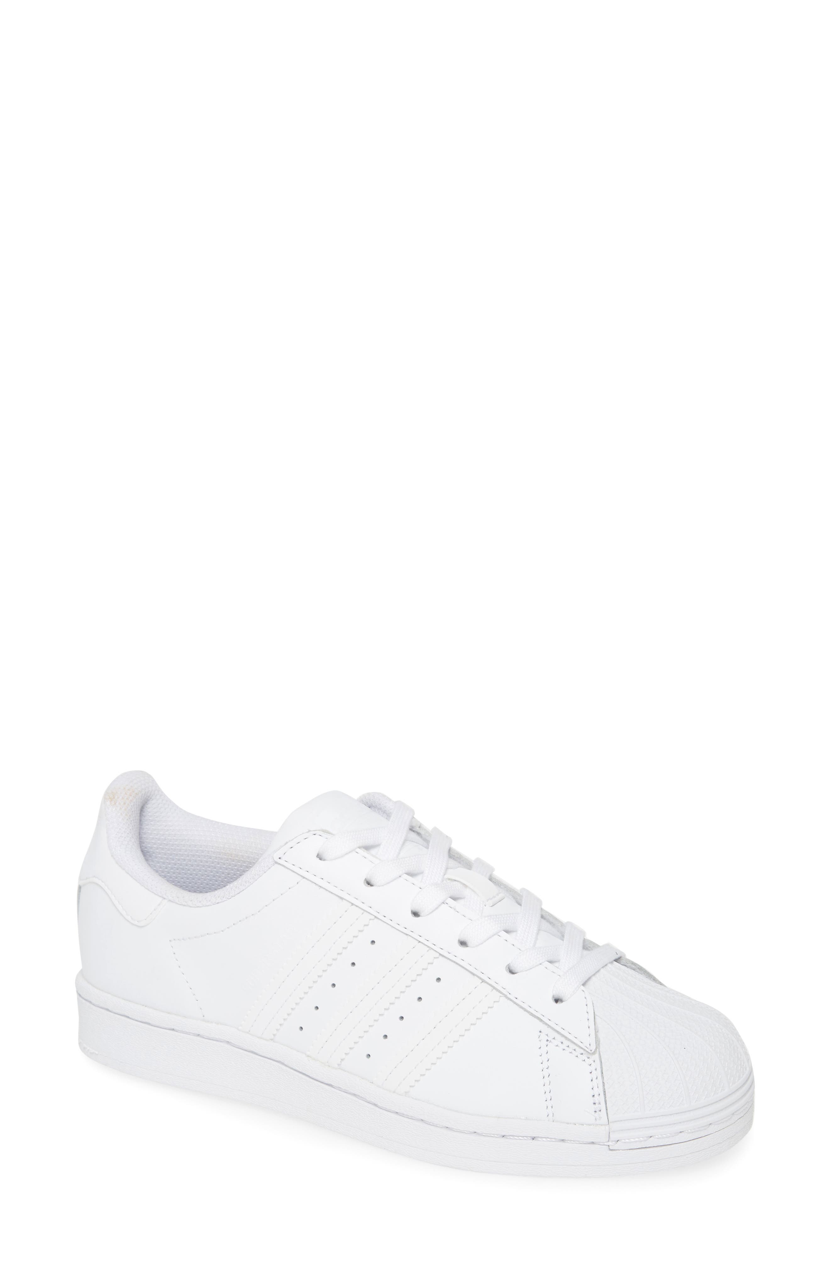 adidas Superstar Sneaker, Main, color, Ftwwht/Ftw