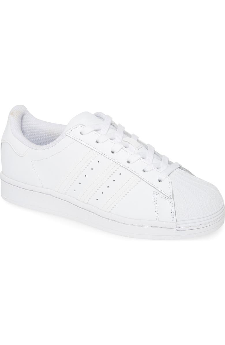 adidas Superstar Sneaker, Main, color, Ftwwht/Ftw