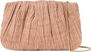 Loeffler Randall Brit Pleated Raffia Clutch