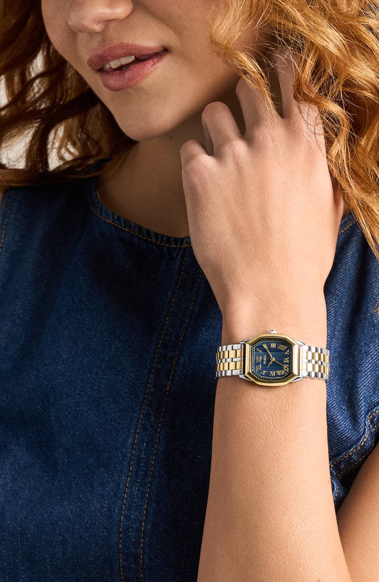 Fossil Harlow Two-Tone Bracelet Watch, 27mm, Alternate, color, Two Tone
