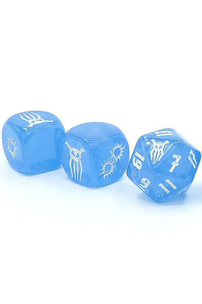 6pc Roleplaying Dice Set, Alternate, color, Multicolored