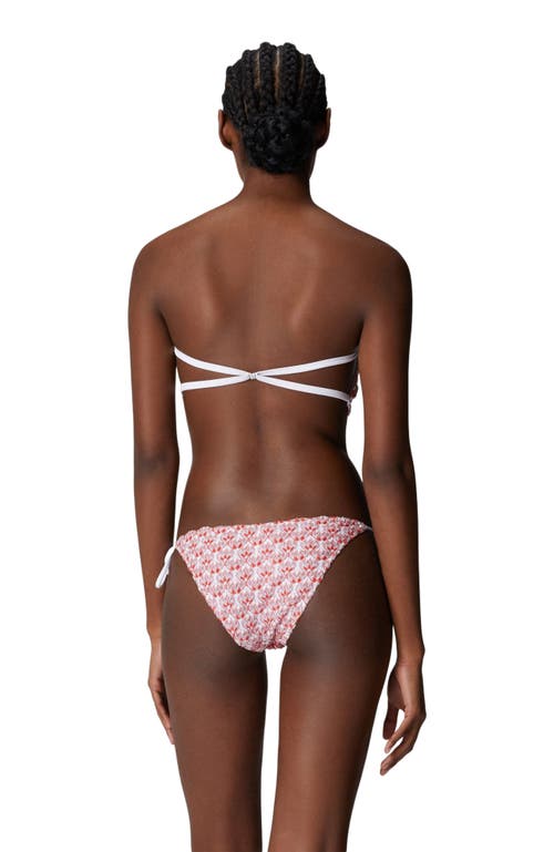 Missoni Mare Strapless Metallic Crochet-knit Bikini In Pink