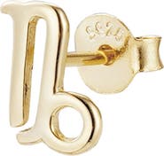 ADORNIA FINE Zodiac Sign 925 Sterling Silver Stud Earring