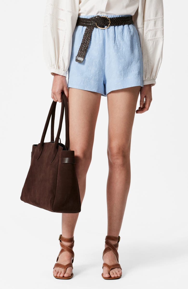 & Other Stories Matelassé Pull-On Shorts, Main, color,