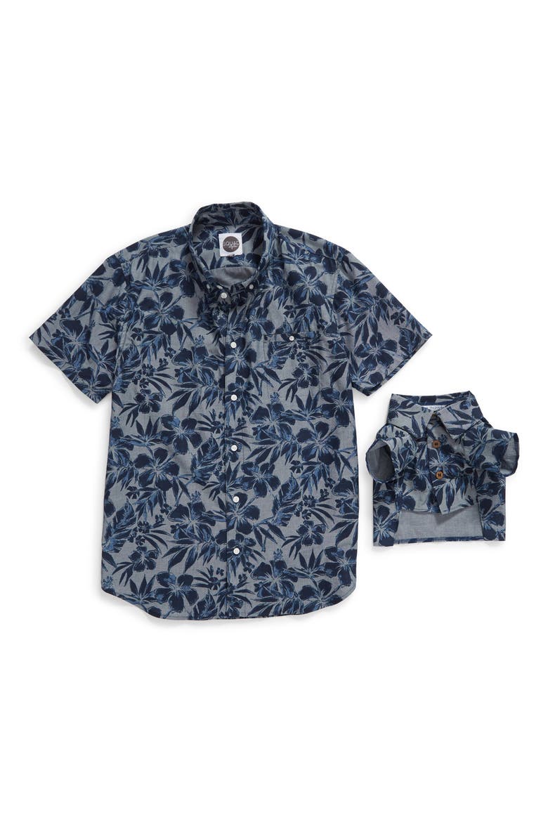 Cool Breeze BBQ Dog Shirt, Alternate, color, DENIM BLUE / NAVY