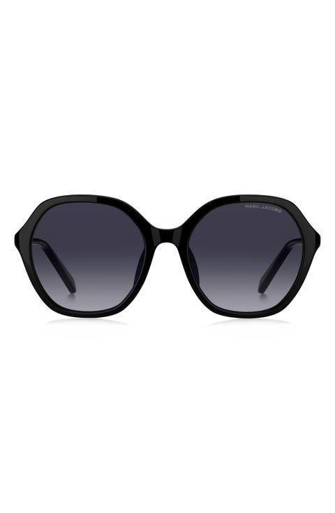 MARC 728/F/S 55mm Gradient Geometric Sunglasses