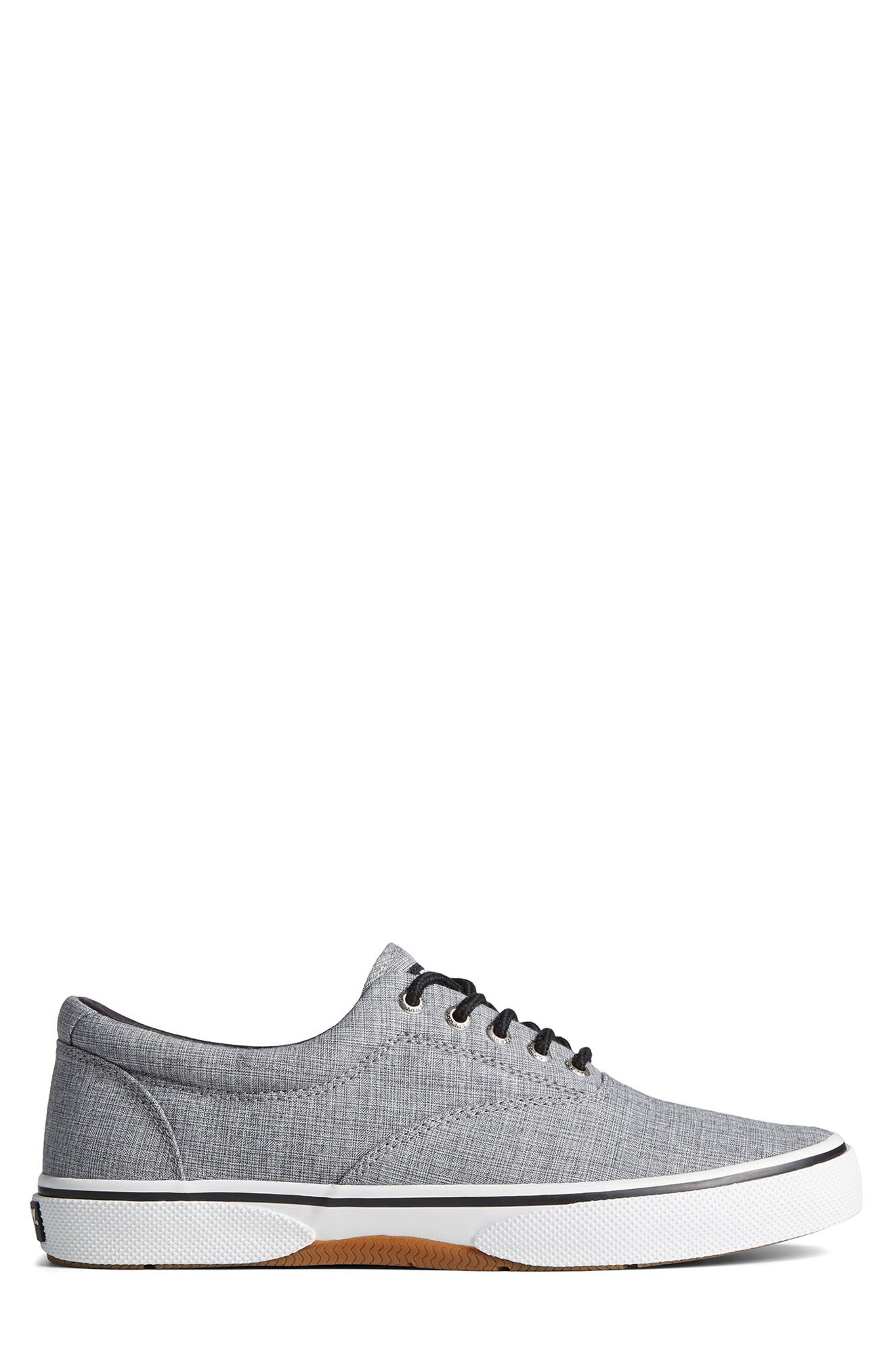Sperry Halyard CVO Recycled Cotton Sneaker, Alternate, color, Black Chambray