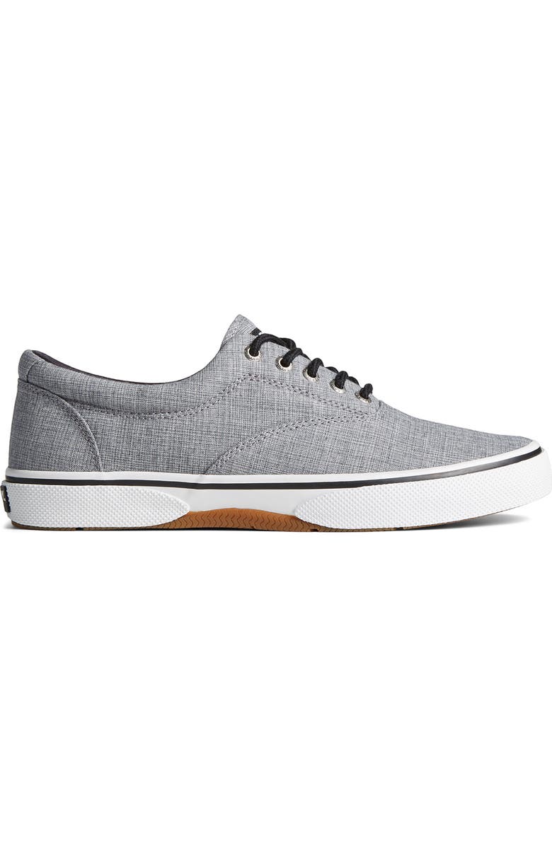 Sperry Halyard CVO Recycled Cotton Sneaker, Alternate, color, Black Chambray