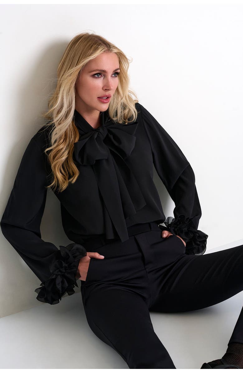 SHAN Contemporary Tailored Trousers, Alternate, color, Black