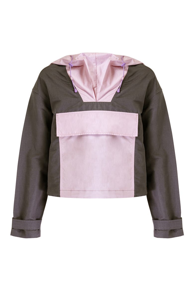 Nomad Colorblock Hooded Pullover Jacket, Alternate, color, URBAN GREY
