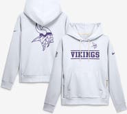 Nike Women's Nike White Minnesota Vikings Alt Sideline Standard Issue Dri-FIT Hoodie