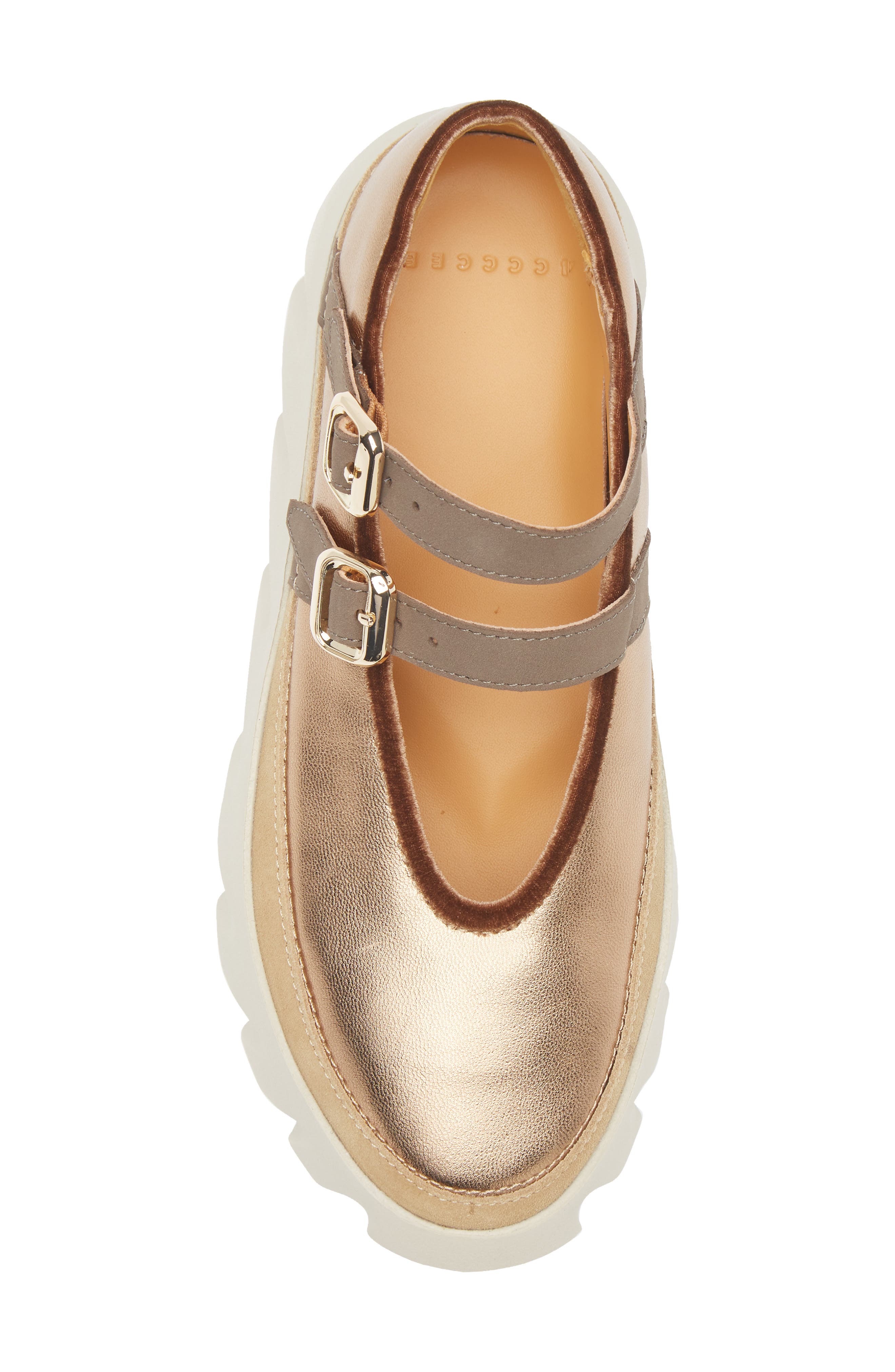 Tura Ballet Platform Loafer, Alternate, color, BRASS