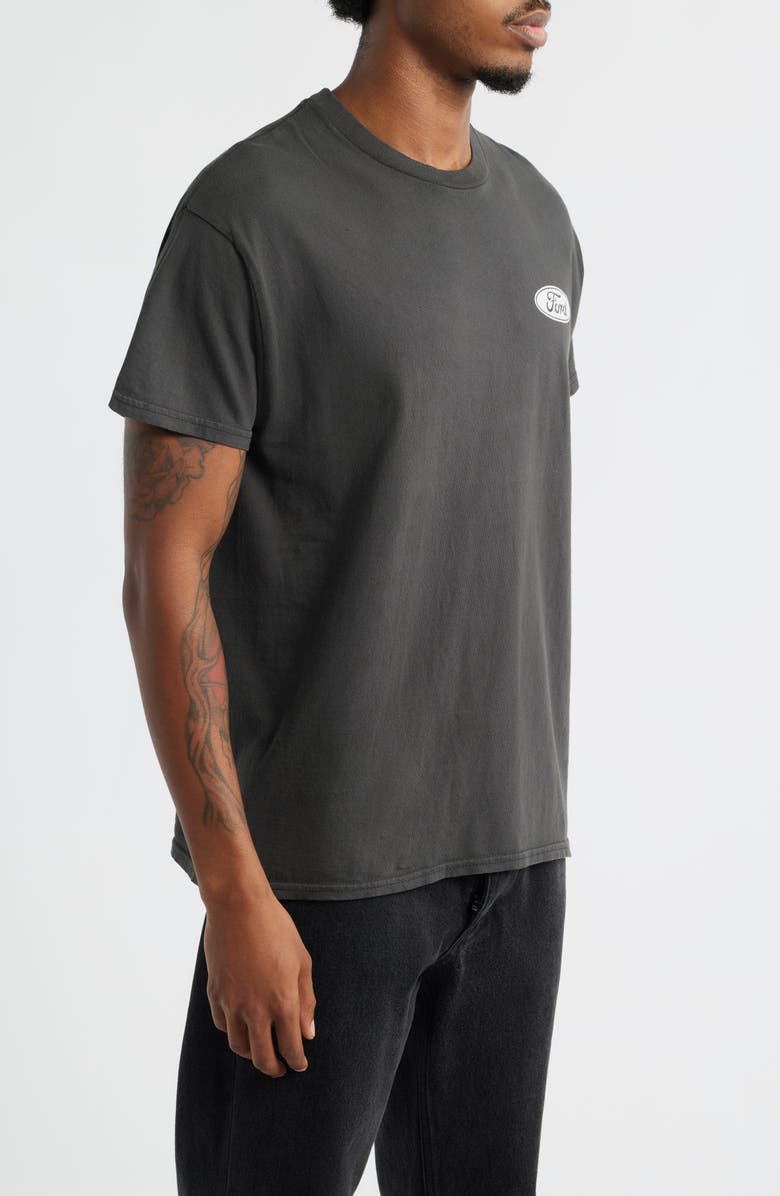 Merch Traffic Ford Classic Logo 1989 Graphic T-Shirt, Alternate, color, Black Pigment Dye