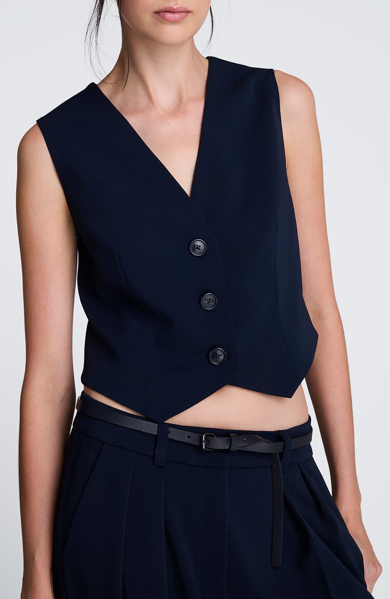 Kenneth Cole Three-Button Vest, Main, color, Dark Navy
