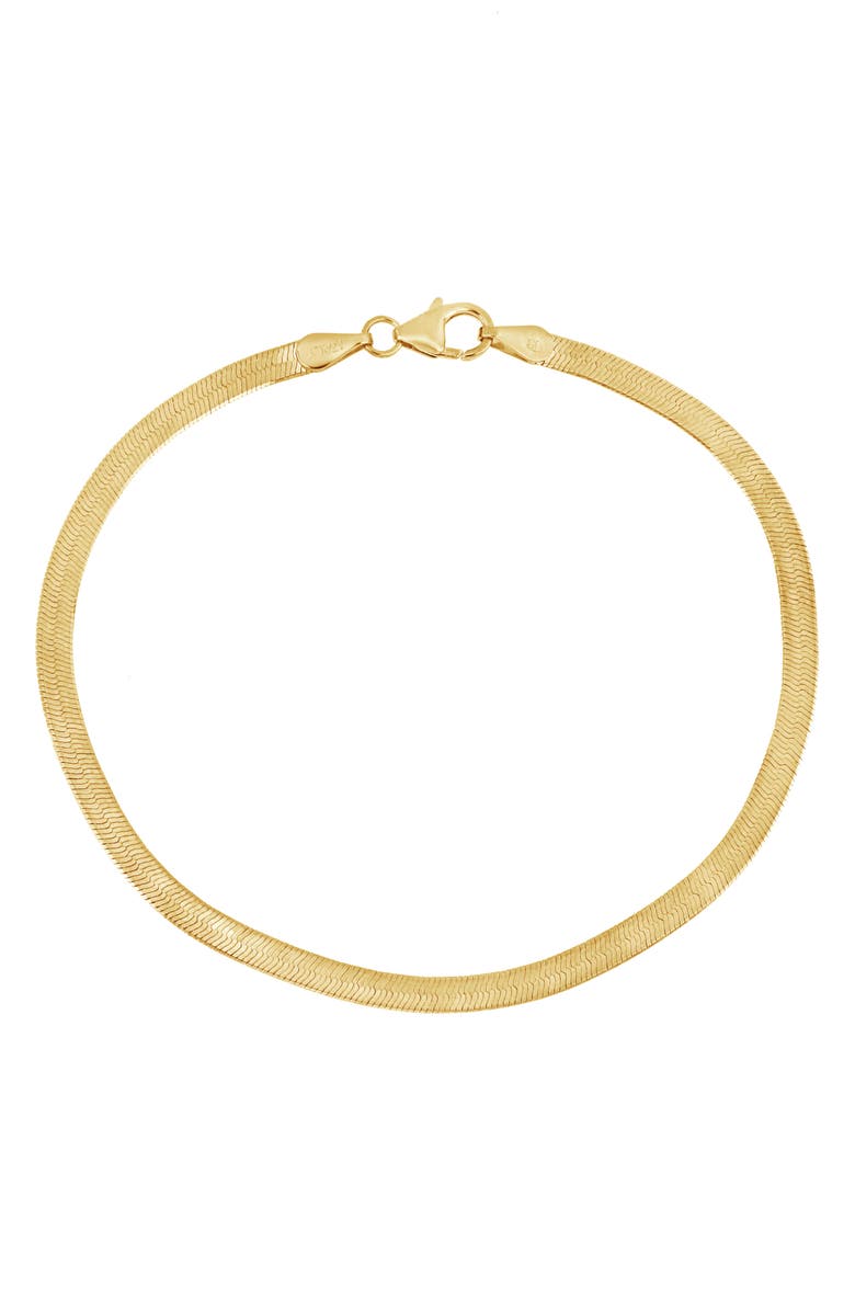 Bony Levy 14K Gold Herringbone Bracelet, 2.8mm, Main, color, 14K Yellow Gold