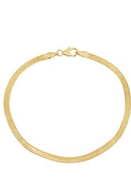 Bony Levy 14K Gold Herringbone Bracelet, 2.8mm
