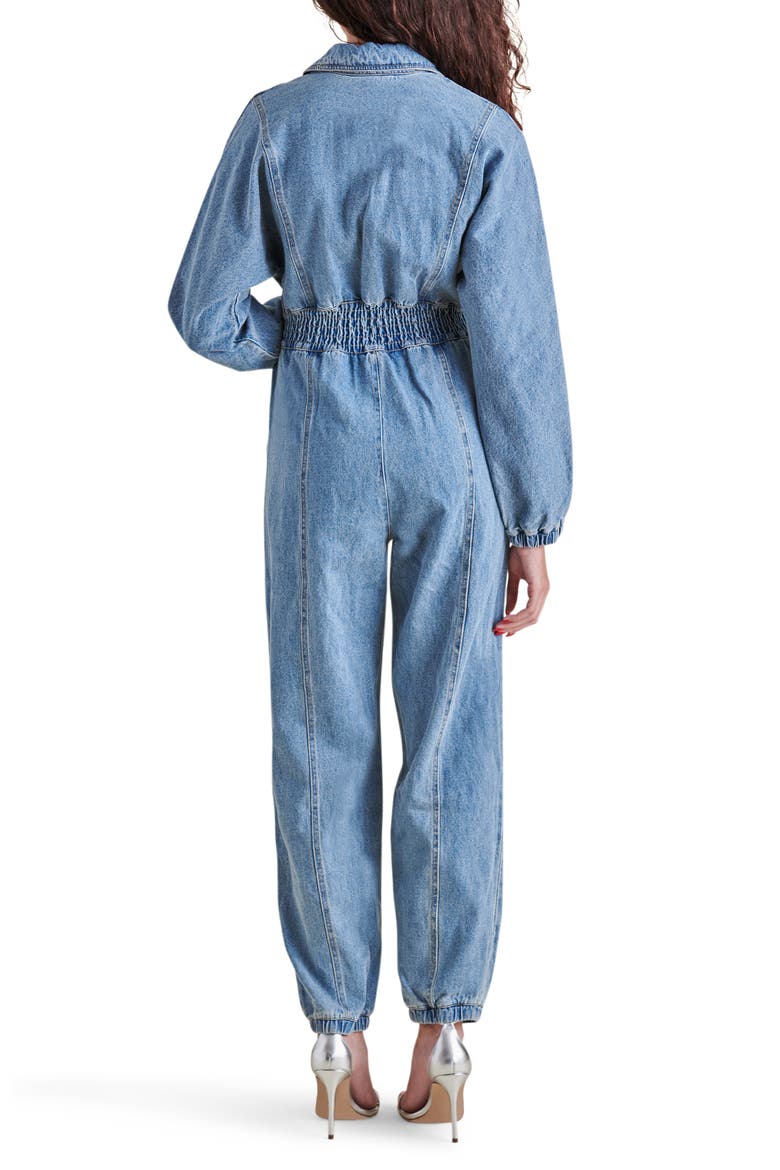 Coya Long Sleeve Denim Jumpsuit, Alternate, color, LIGHT BLUE