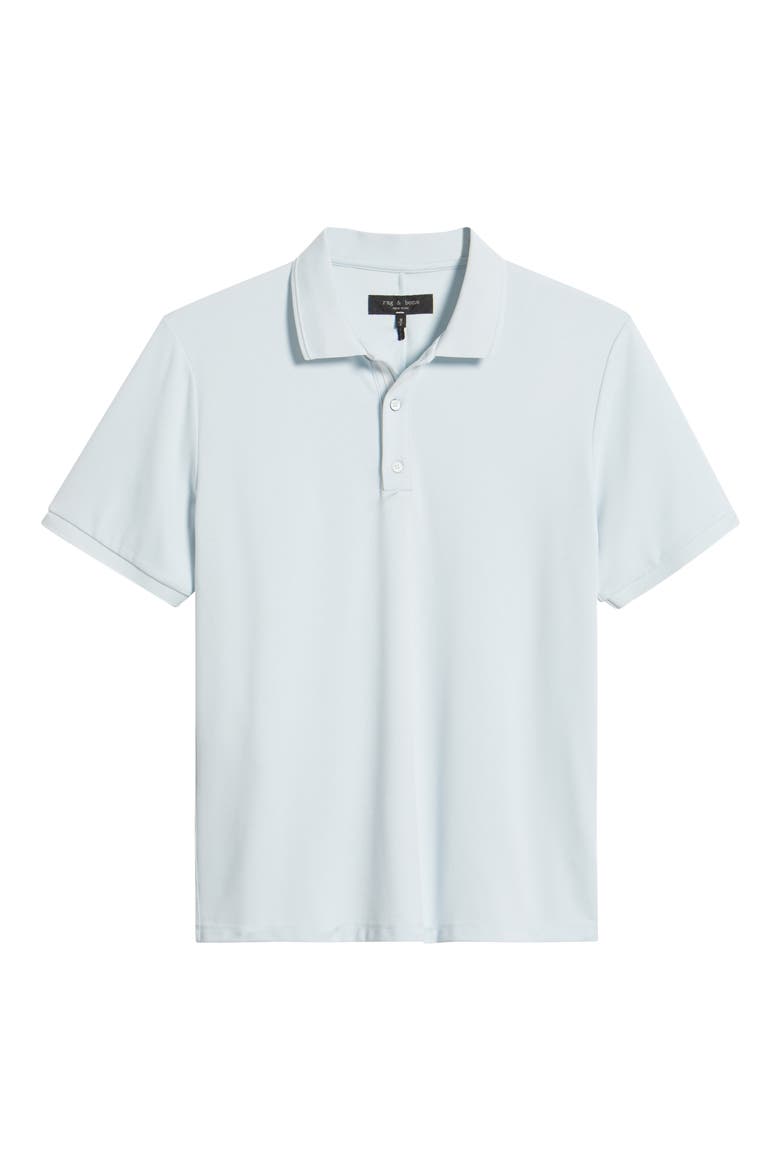 Slim Fit Tech Piqué Polo, Alternate, color, ARCTIC