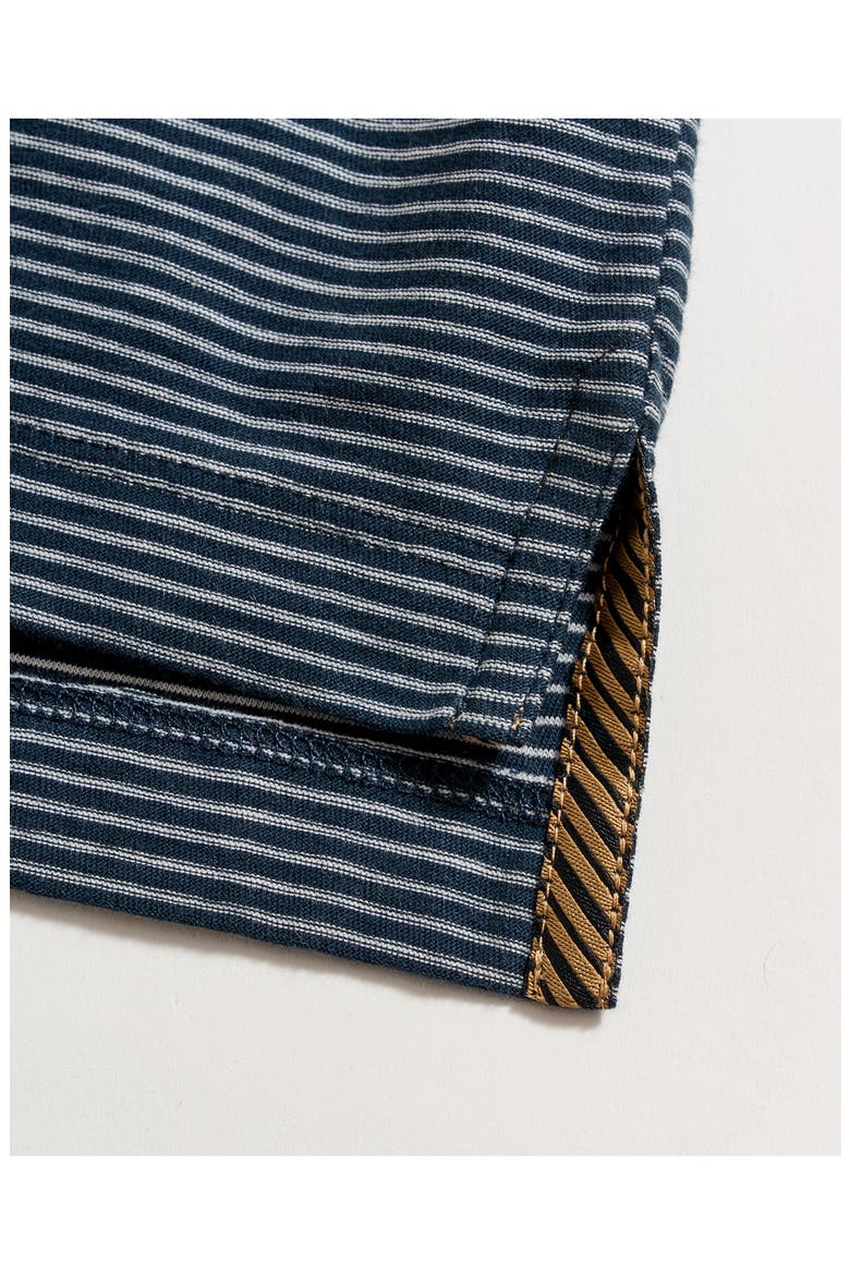 Pensacolo Stripe Polo, Alternate, color, CARBON BLUE/ SILVER