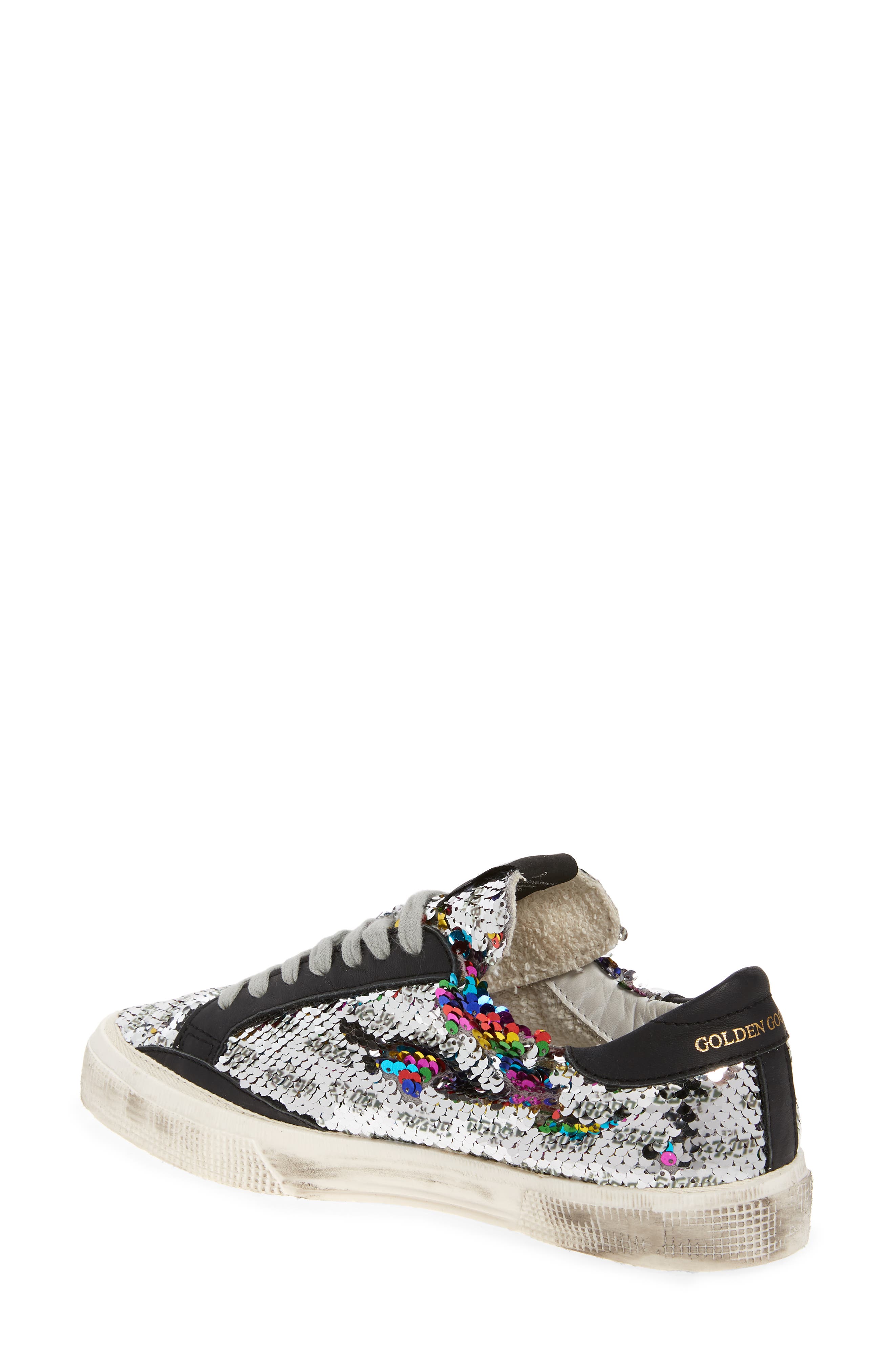 May Flip Sequin Sneaker, Alternate, color, RAINBOW SEQUIN