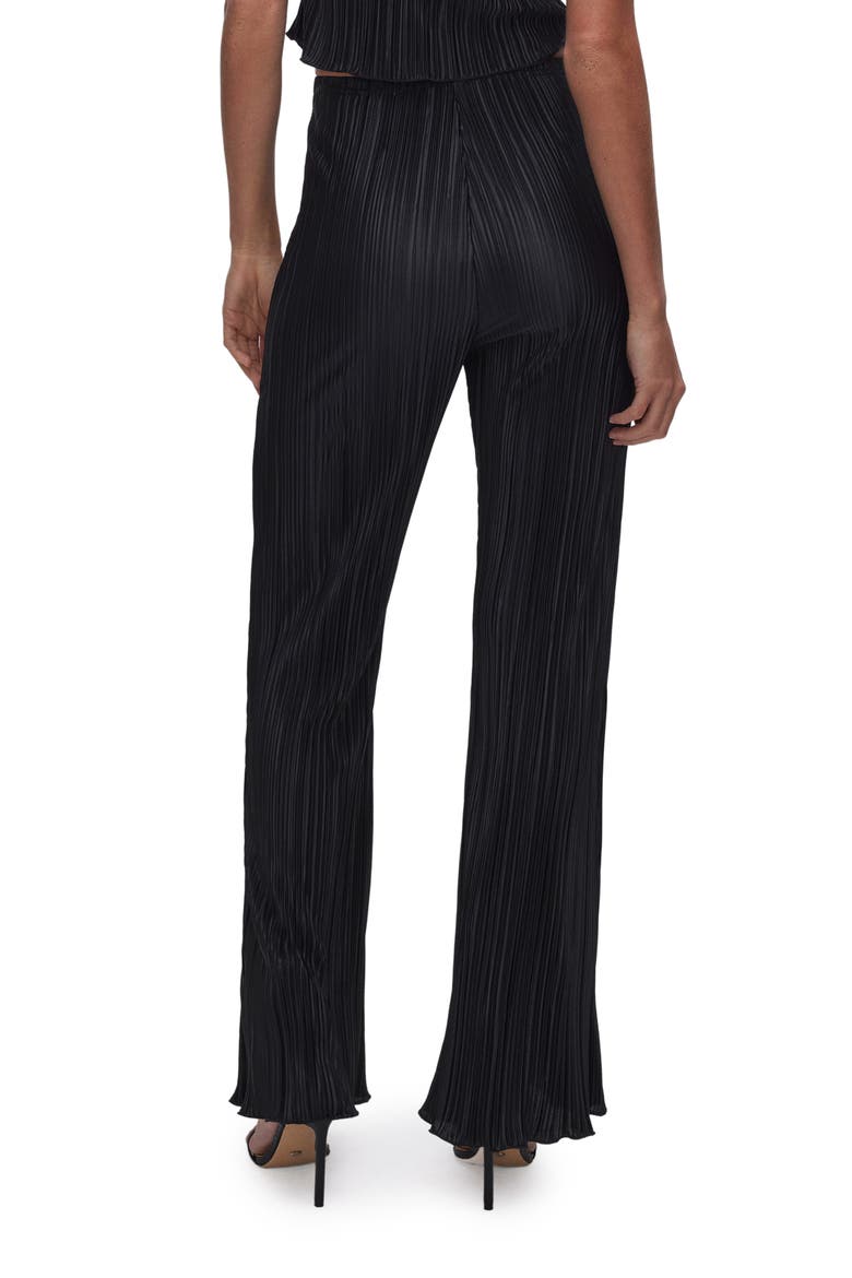 Always Fits High Waist Plissé Pants, Alternate, color, BLACK001