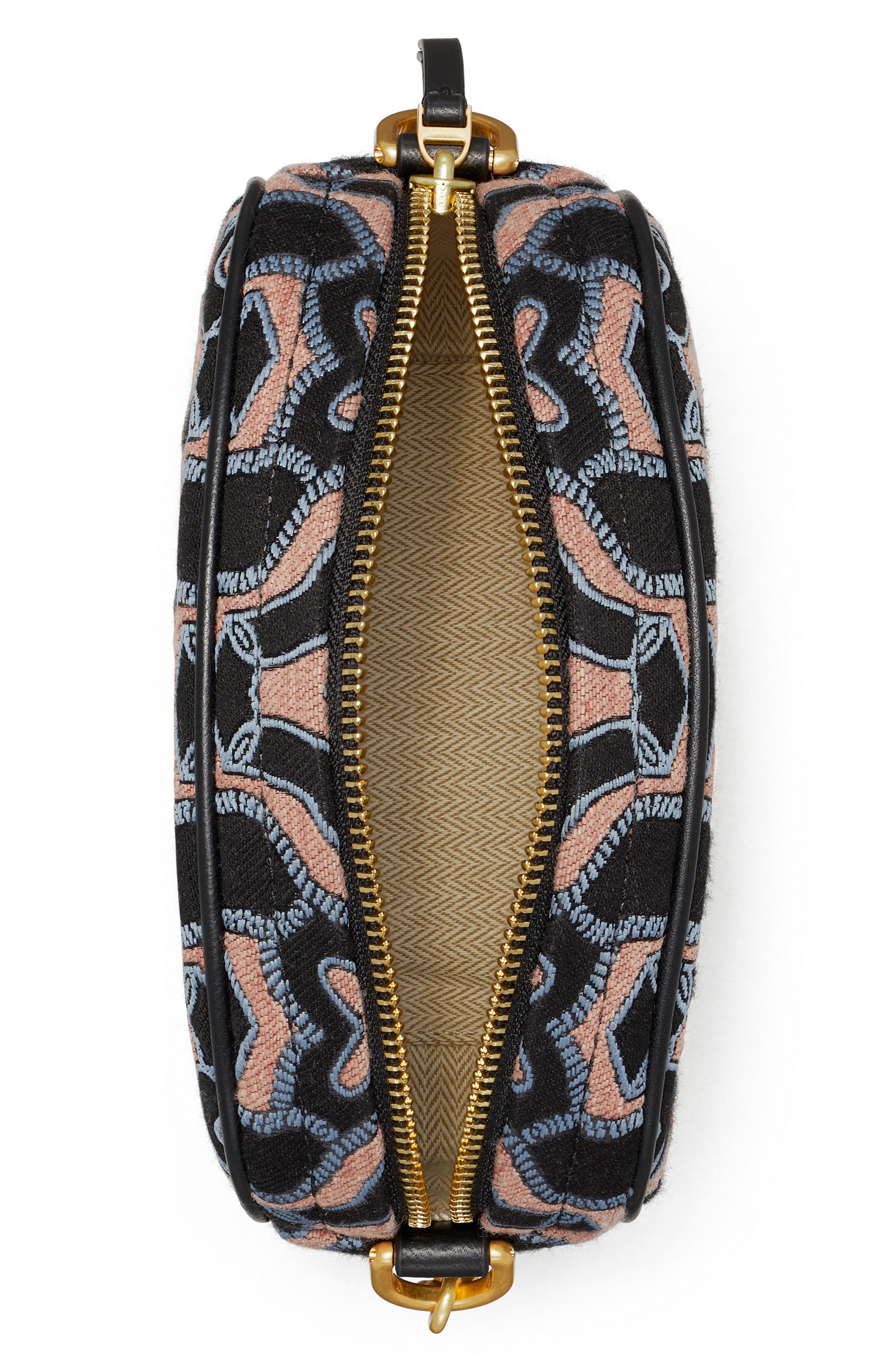 Tory Burch Kira Jacquard Camera Bag, Alternate, color, 