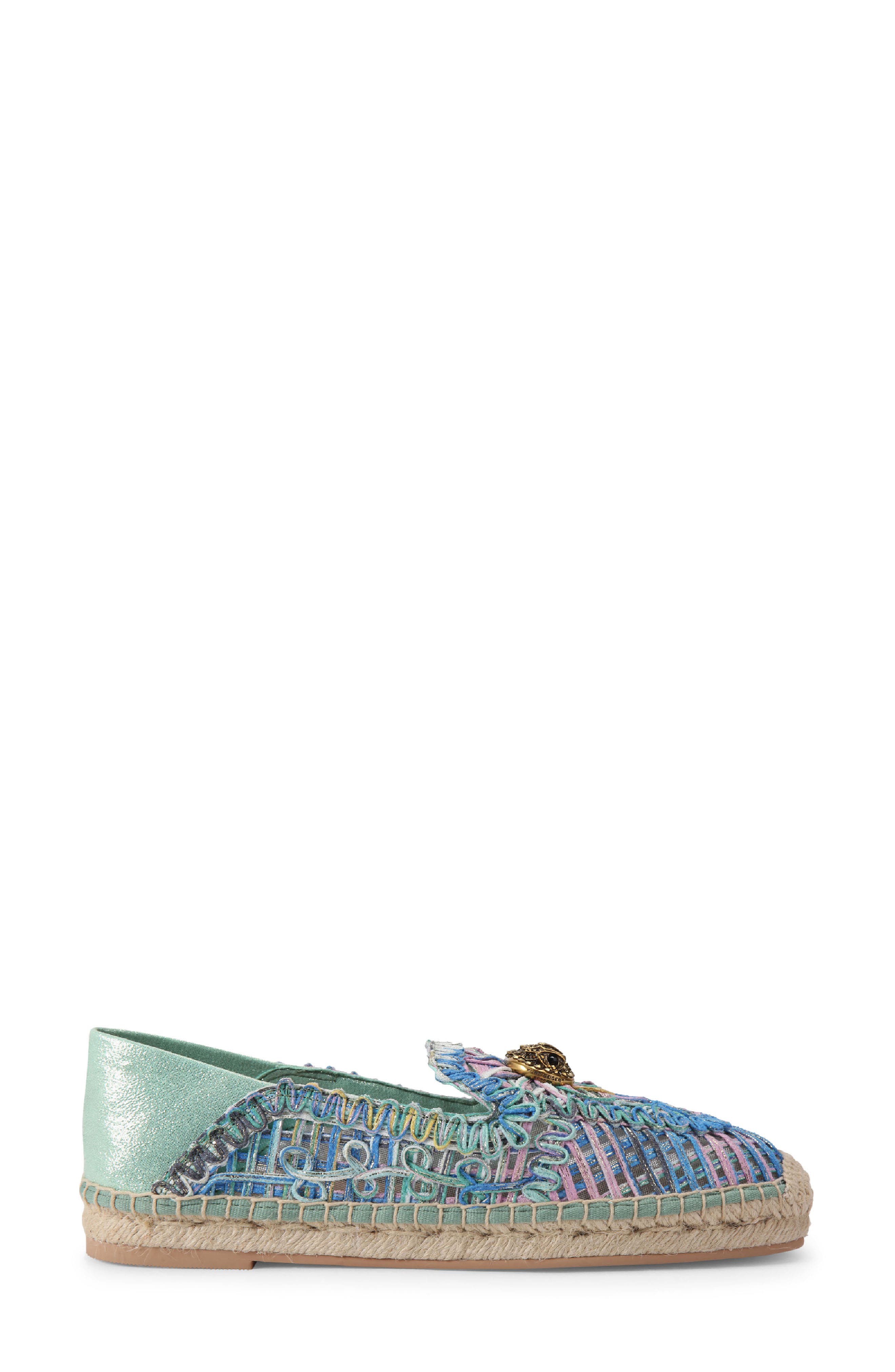 Kurt Geiger London Chelsea Woven Espadrille, Main, color, Open Blue