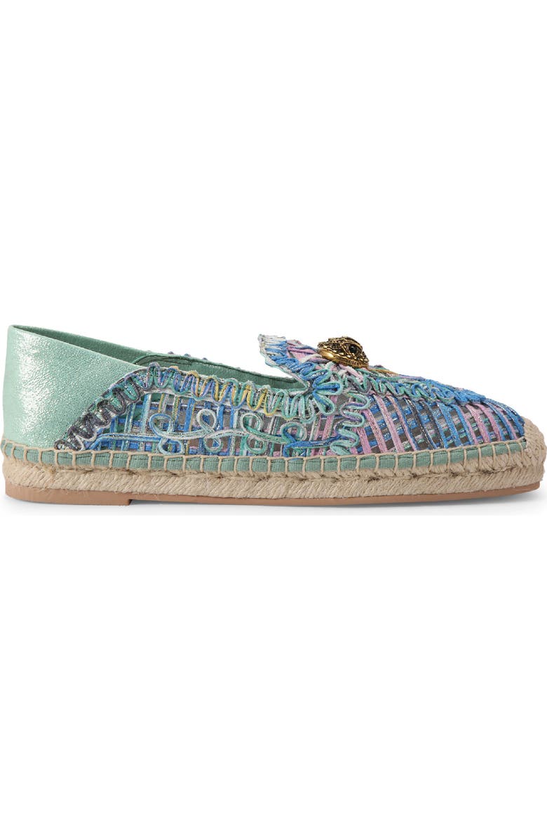 Kurt Geiger London Chelsea Woven Espadrille, Main, color, Open Blue