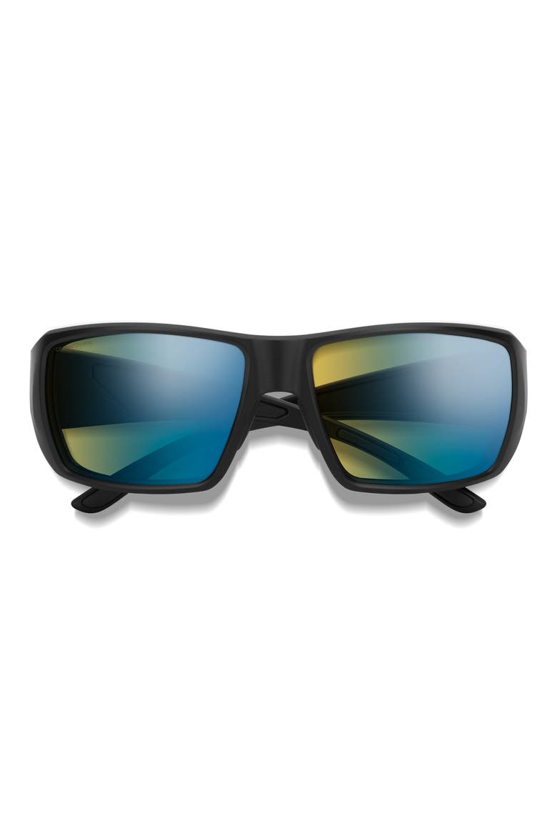Guide's Choice 62mm Sunglasses, Main, color, BLACK / YELLOW BLUE MIRROR