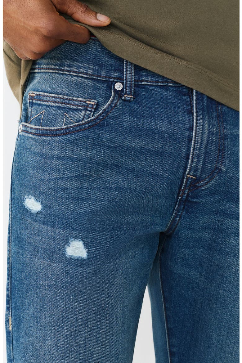 Ricky Signature Straight Jeans, Alternate, color, MEDIUM BLUE COMET