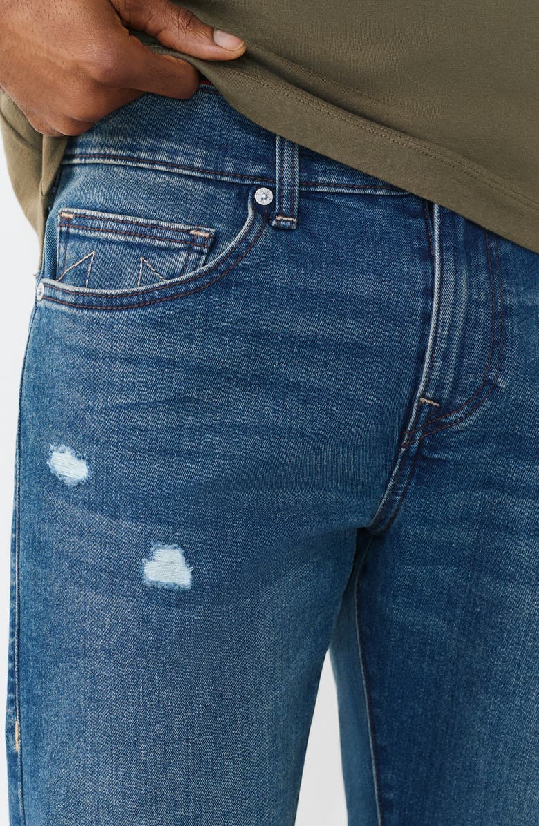 True Religion Ricky Signature Straight Jeans, Alternate, color, Medium Blue Comet