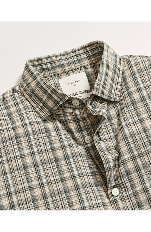 Billy Reid John Standard Fit Plaid Cotton Madras Button-up Shirt In Scarab