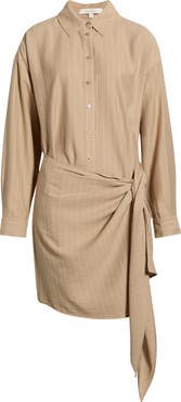 Favorite Daughter The Sweet Talker Pinstripe Long Sleeve Shirtdress