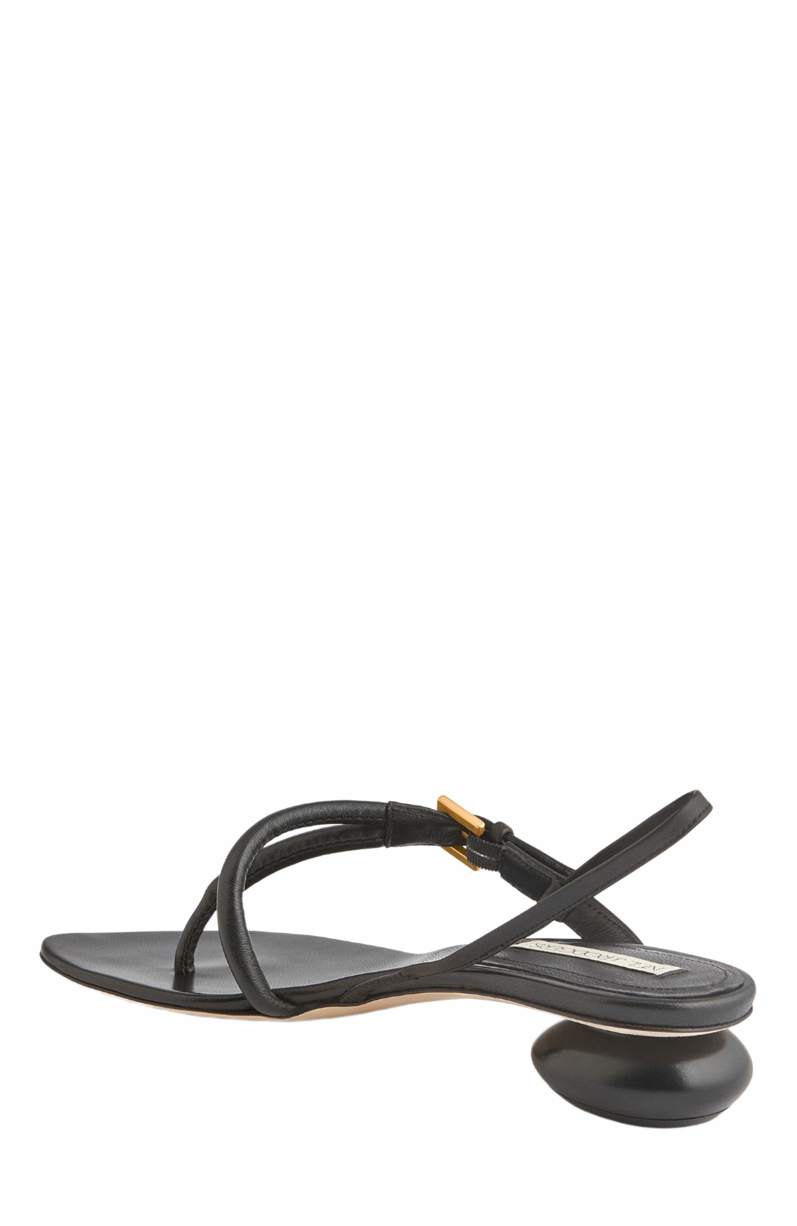 Neil J. Rodgers Eddie Sandal, Alternate, color, Black Nappa