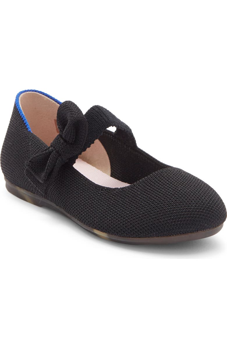 Rothy's The Kids' Tux Bow Mary Jane Flat, Main, color, Black