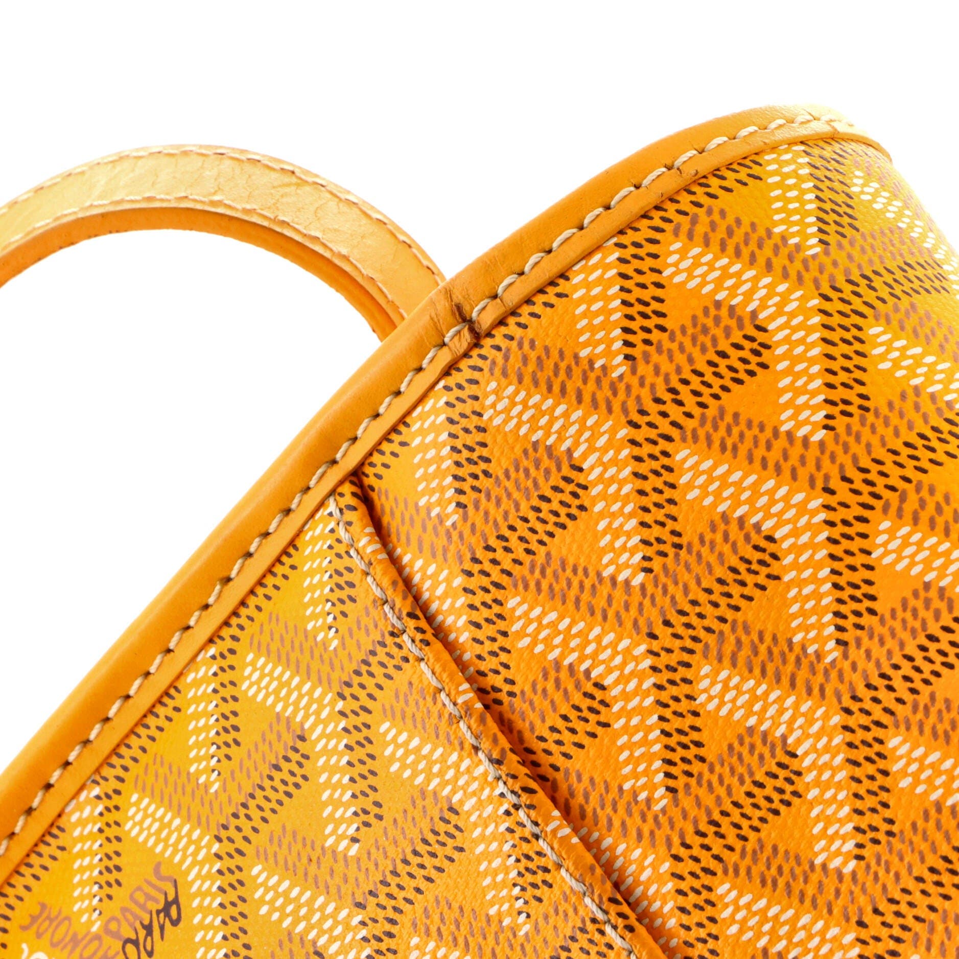 Pre-Owned Goyard Belvedere II Messenger Bag Coated Canvas PM, Alternate, color, Yellow