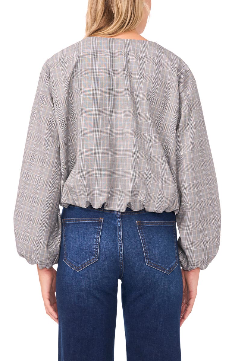 Vince Camuto Bubble Crop Jacket, Alternate, color, Rich Black