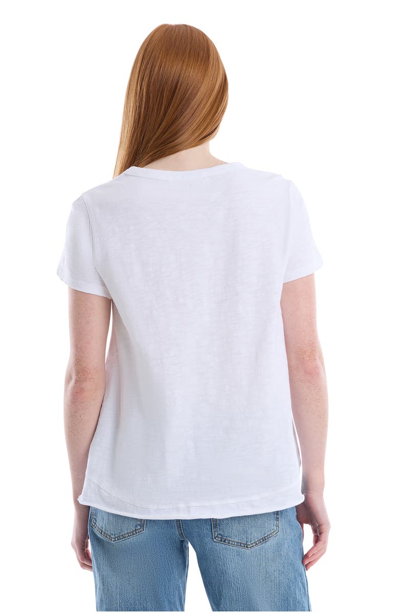 Wilt Boxy Short Sleeve Mixed Hem, Alternate, color, White