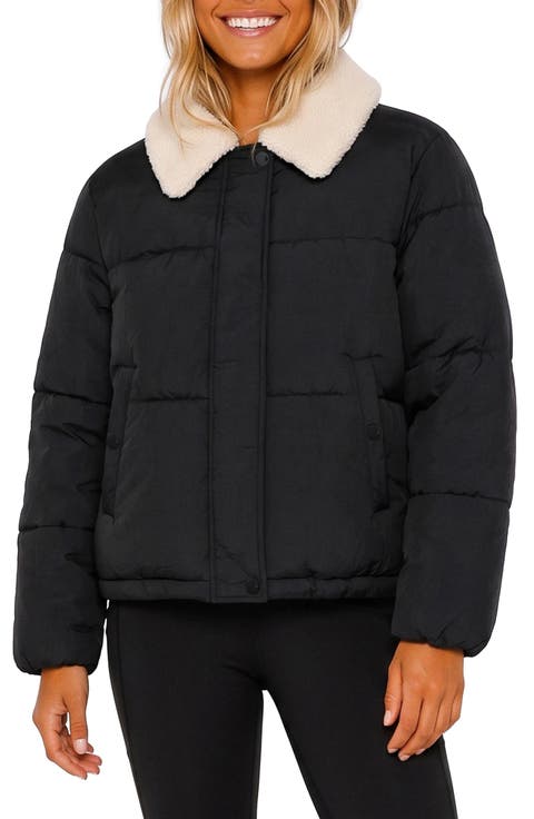 Ryan Faux Fur Collar Puffer Jacket
