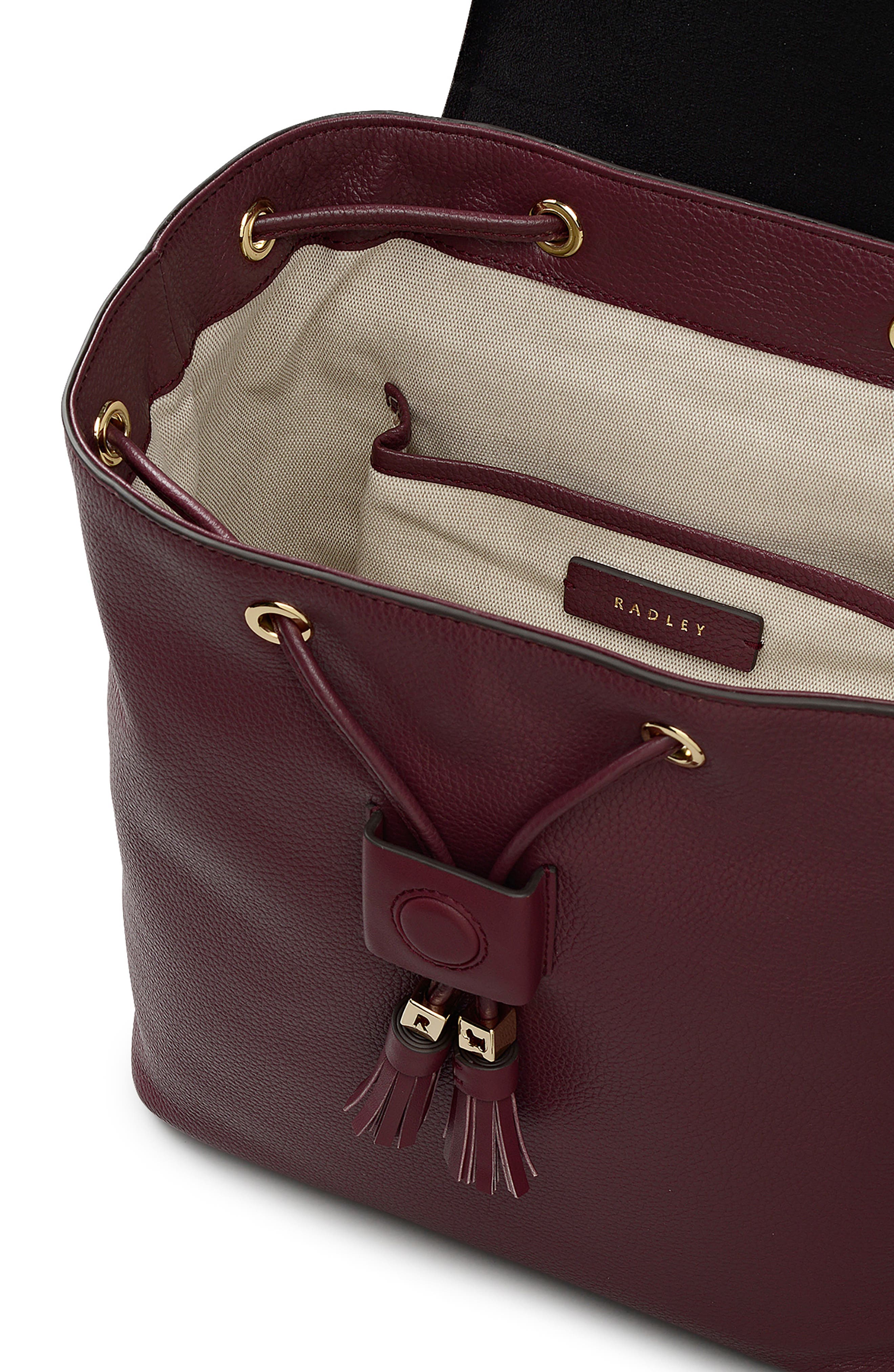 Radley NOBLE ALLEY SMALL FLAPOVER BAC, Alternate, color, Dark Cherry