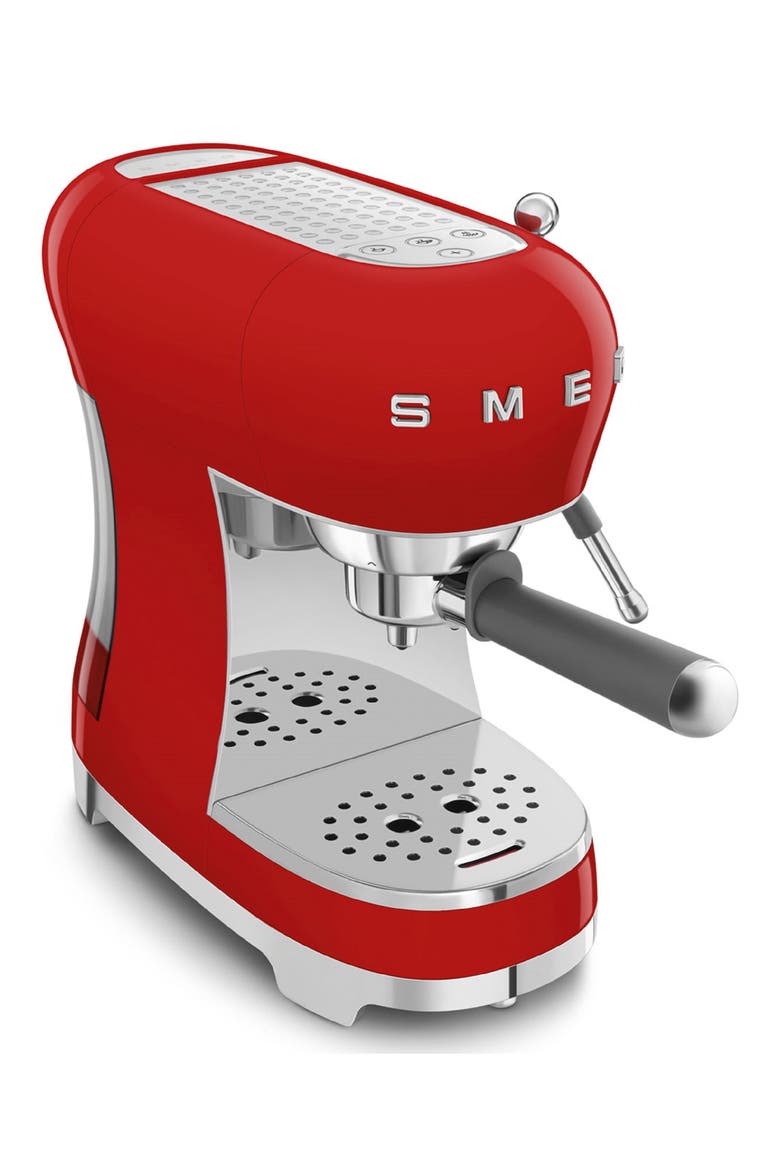 Manual Espresso Machine, Alternate, color, RED