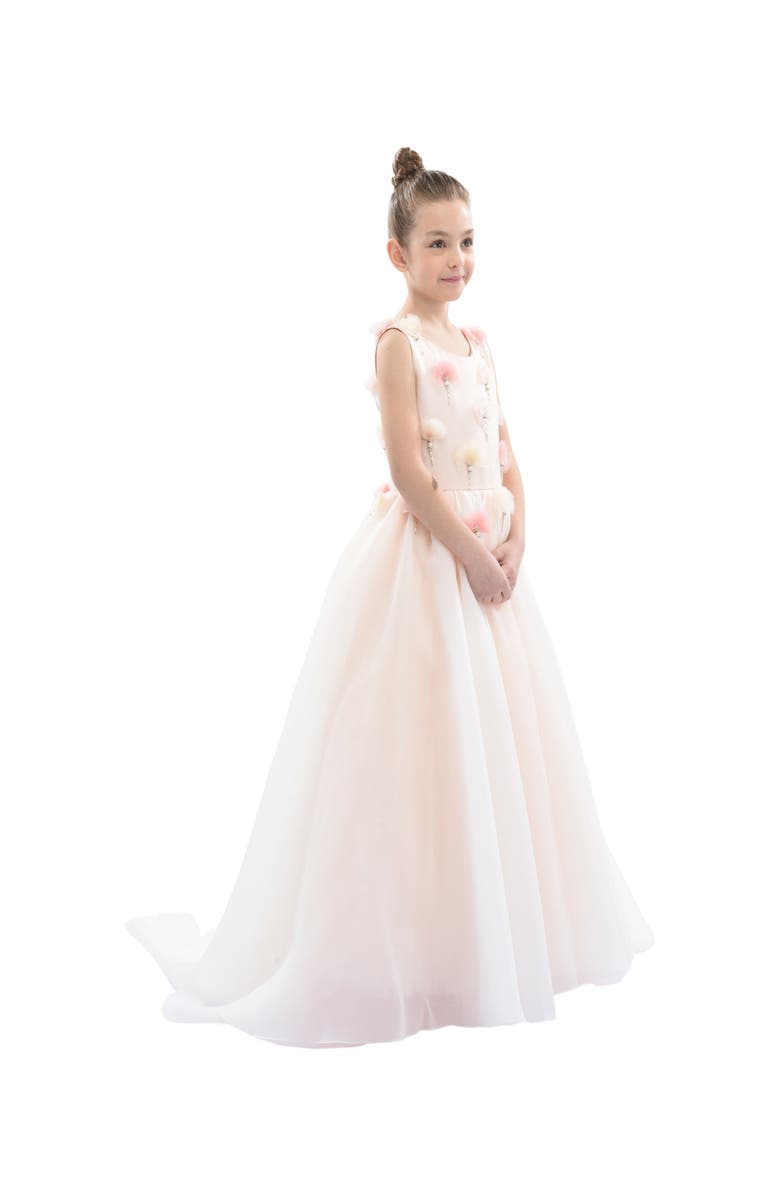 Tulleen Magnolia Princess Gown, Main, color, Pink